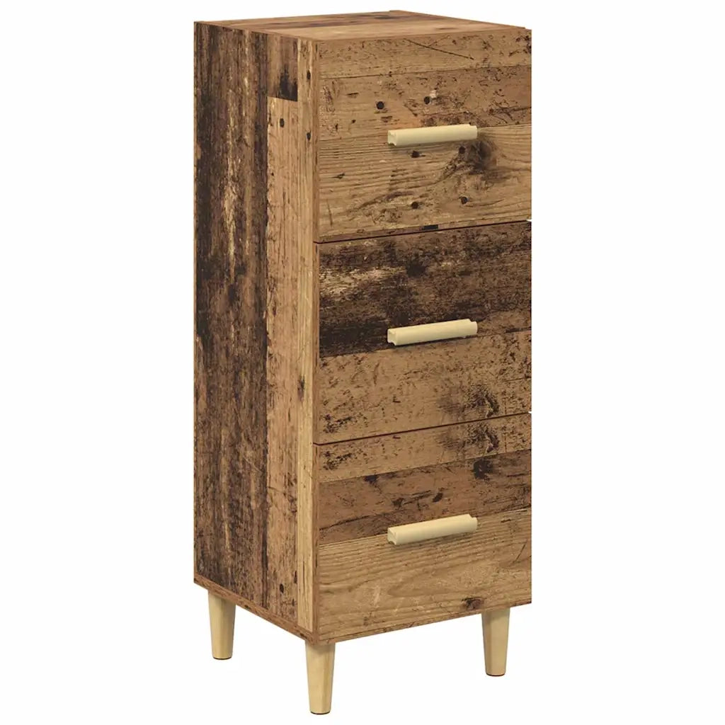 Credenza-Buffet-Armadio da cucina Legno vecchio 34.5 x 34 x 90 cm Legno multistrato