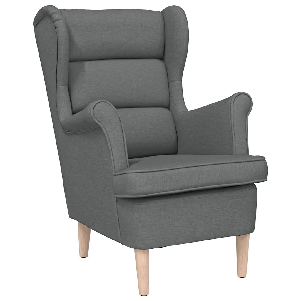 Poltrona Grigio Scuro 74x84x100 cm in Tessuto 4016896