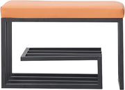 scarpiera Panca per riporre Le Scarpe Panca Moderna Imbottita capitonné con Struttura in Metallo Panca per Scarpe per Camera da Letto - Grigio, 80x30x45 cm