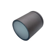 FARETTO DA SOFFITTO PLAFONIERA PER ESTERNO CILINDRICO IN ALLUMINIO ROSSO RUGGINE CON ATTACCO GU10 - ELEGANZA ED EFFICIENZA ENERGETICA
