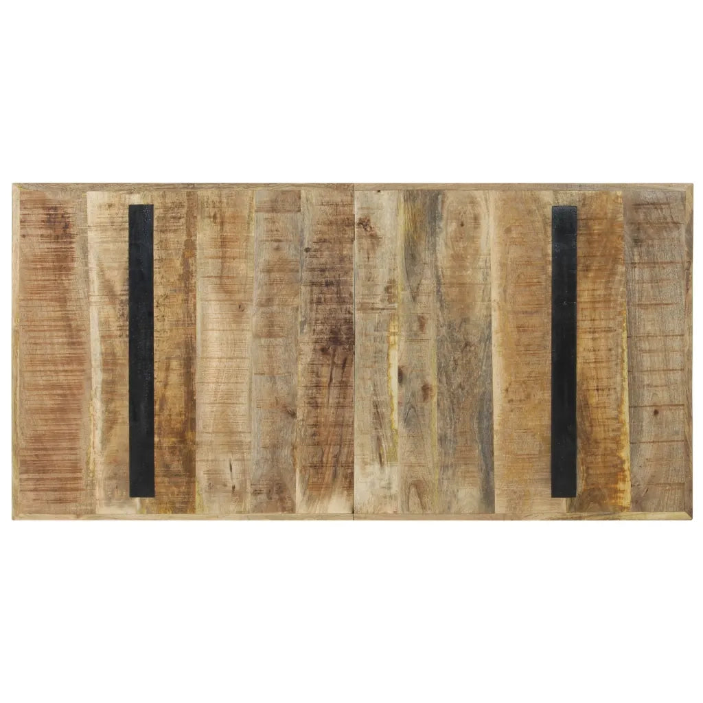 Tavolo da Pranzo 140x70x76 cm in Legno di Mango Grezzo 321606