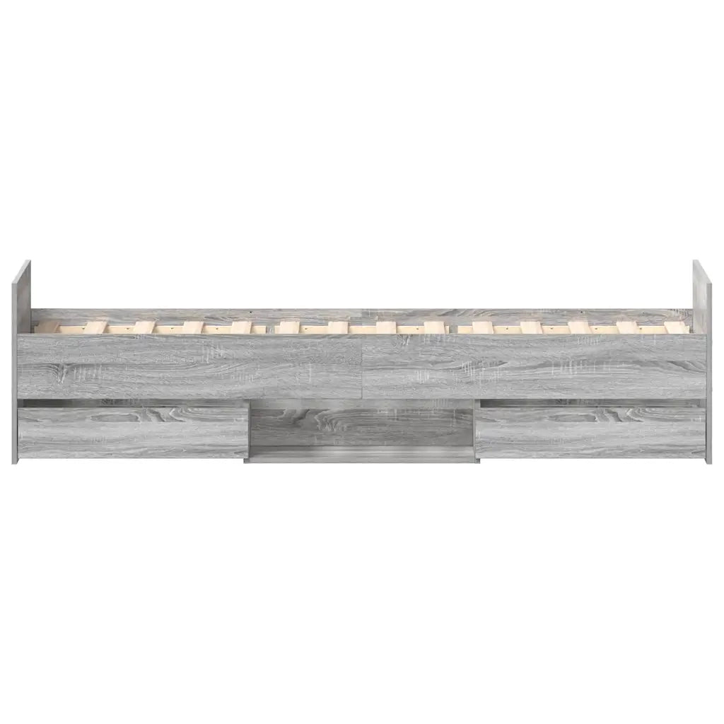 Giroletto senza Materasso Rovere Sonoma 90x190 cm