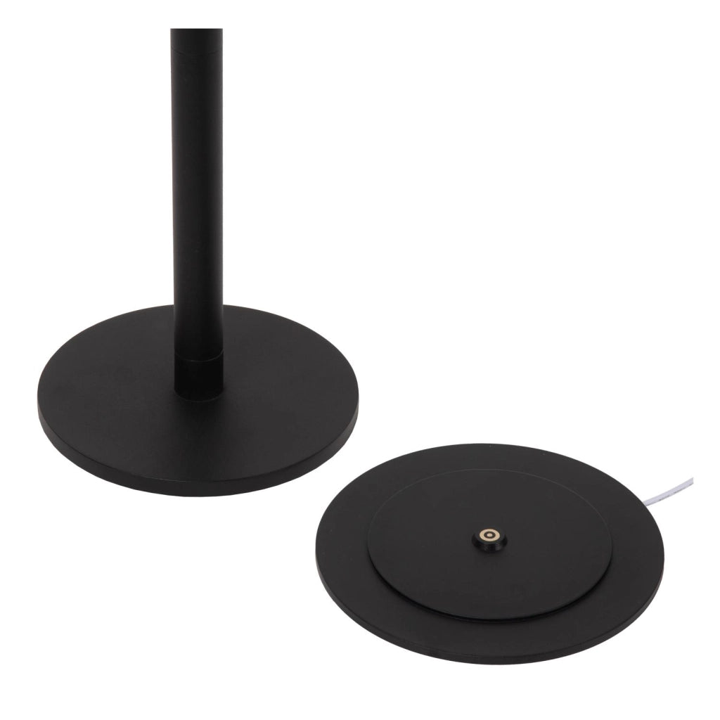 Lampada da terra LED nera ANTRIM Lucide IP54