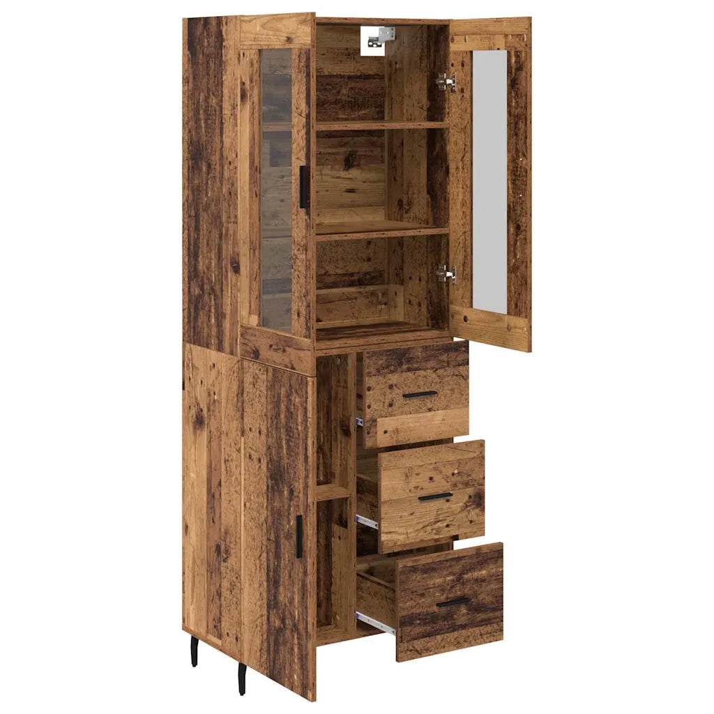 Credenza con cassetto 2 pcs Legno vecchio Legno multistrato 3415751
