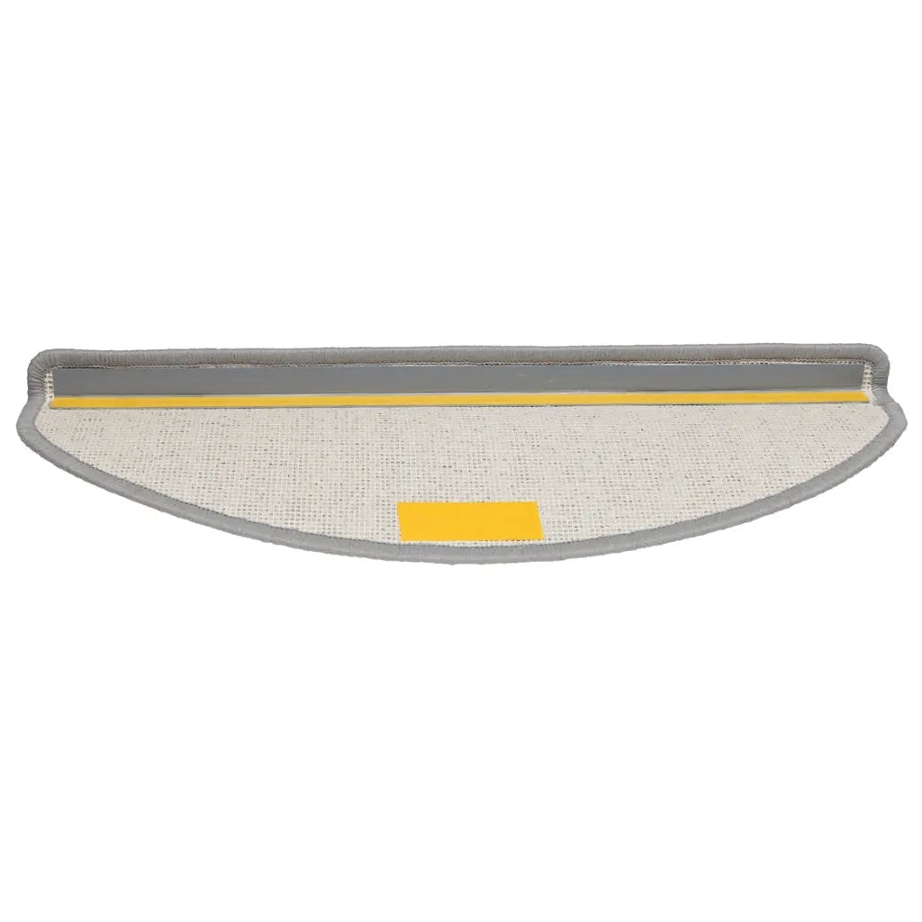 Tappetini per scale 30 pz | Gradini per Scale 65x21x4 cm Grigio Semicircolari Grandi