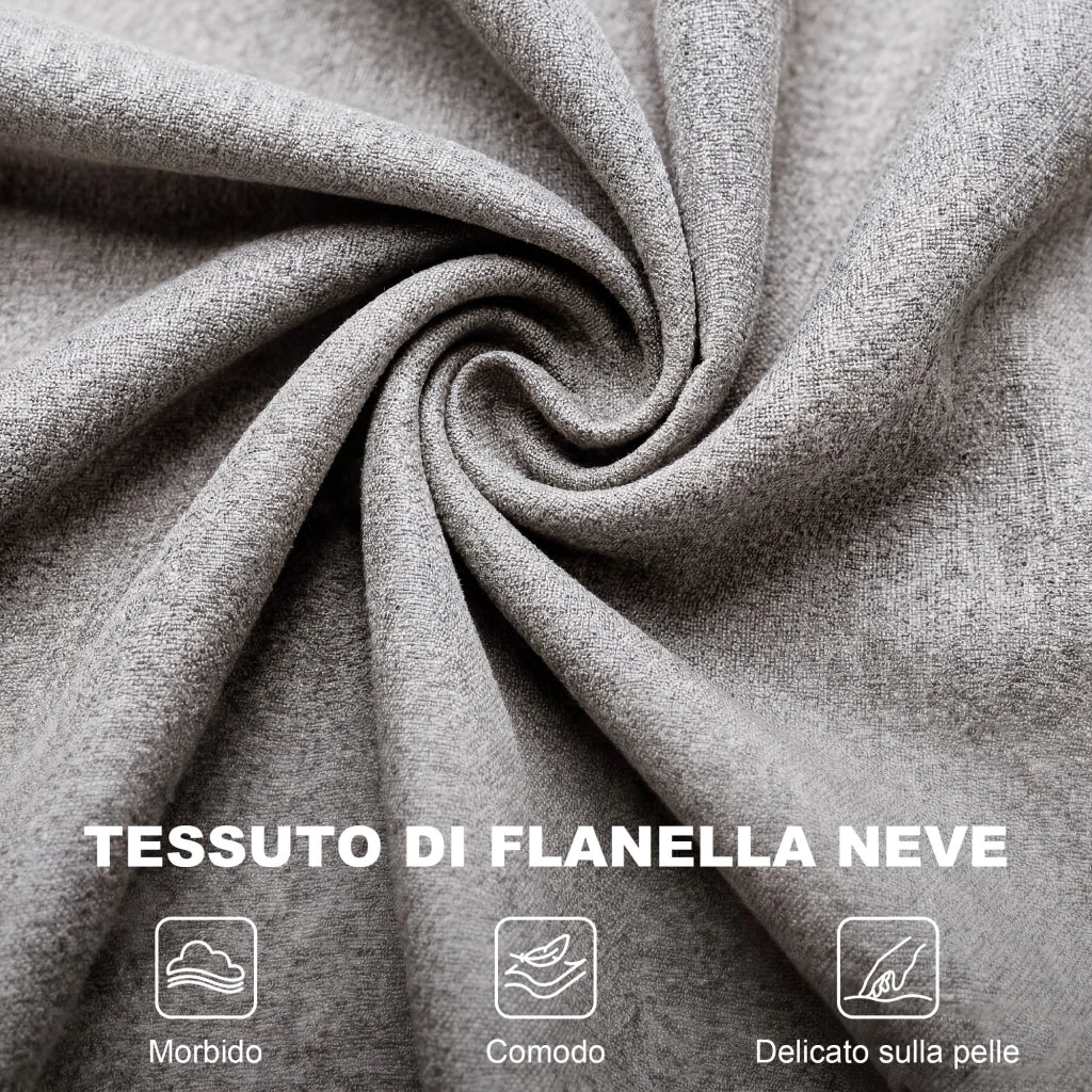 Poltrona Grigia Imbottita con Braccioli e Gambe in Legno ¨C zephmum ¨C 90x100x85