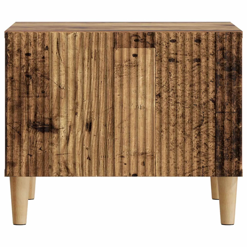 Tavolino da salotto con cassetto Legno antico 49 x 50 x 40 cm