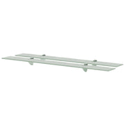 Mensole Galleggianti 2 pz in Vetro 90x10 cm 8 mm cod mxl 32975