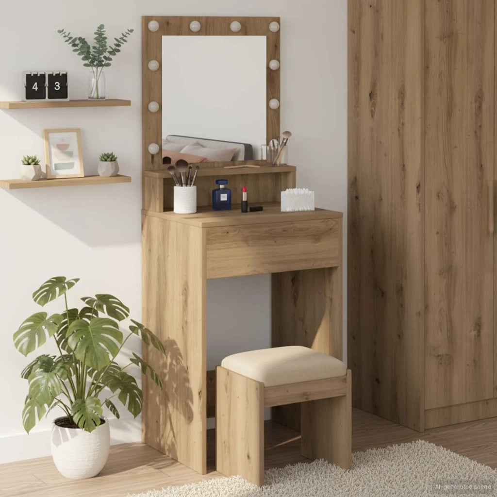 Tavolo da Trucco Rovere artigianale 50 x 41 x 135 cm 865126