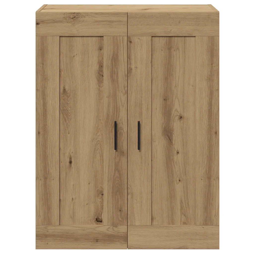 Mobile a Parete Rovere Artigianale 69,5x34x90 cm in Truciolato