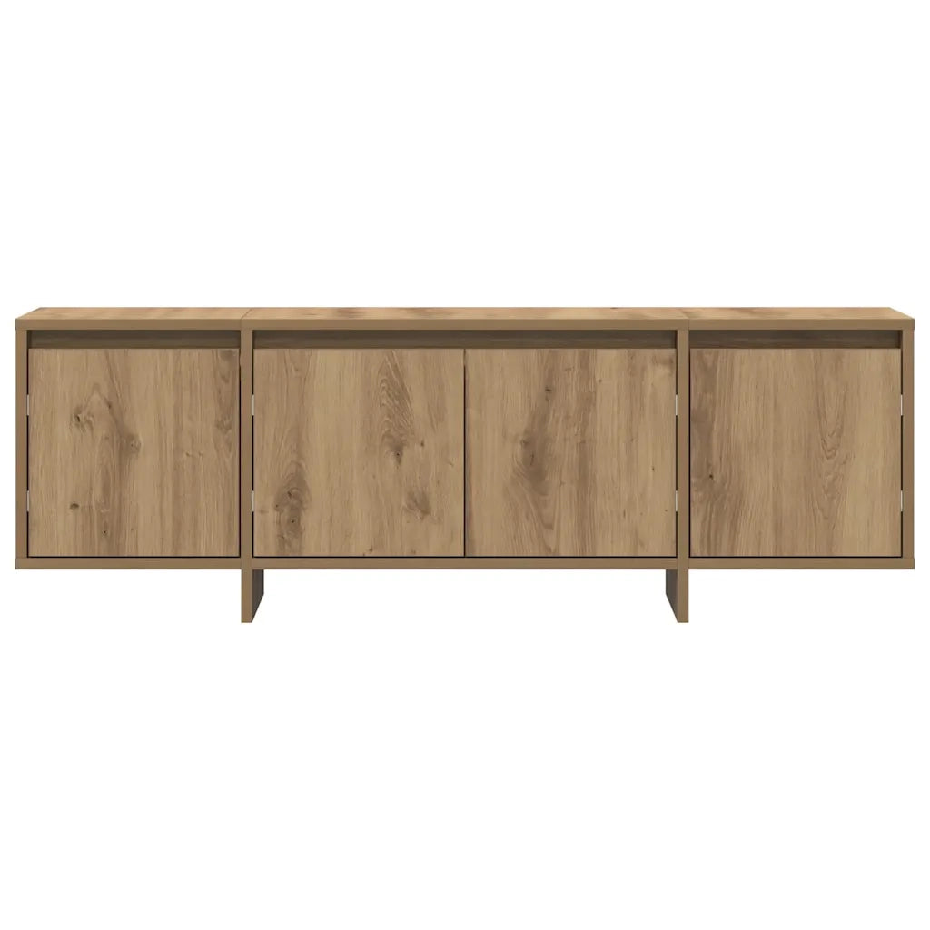Mobile Porta TV Rovere Artigianale 120x30x40,5 cm Multistrato 856787