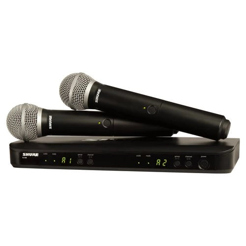 Kit microfoni blx288e pg58 m17 black - 0042406248358