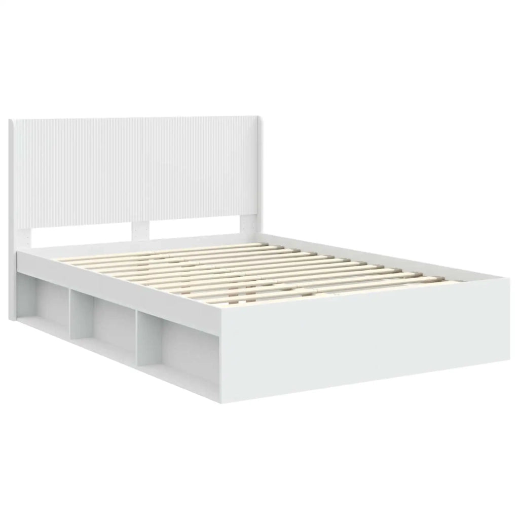 Struttura del letto con stoccaggio e testata 3 pcs 3413853