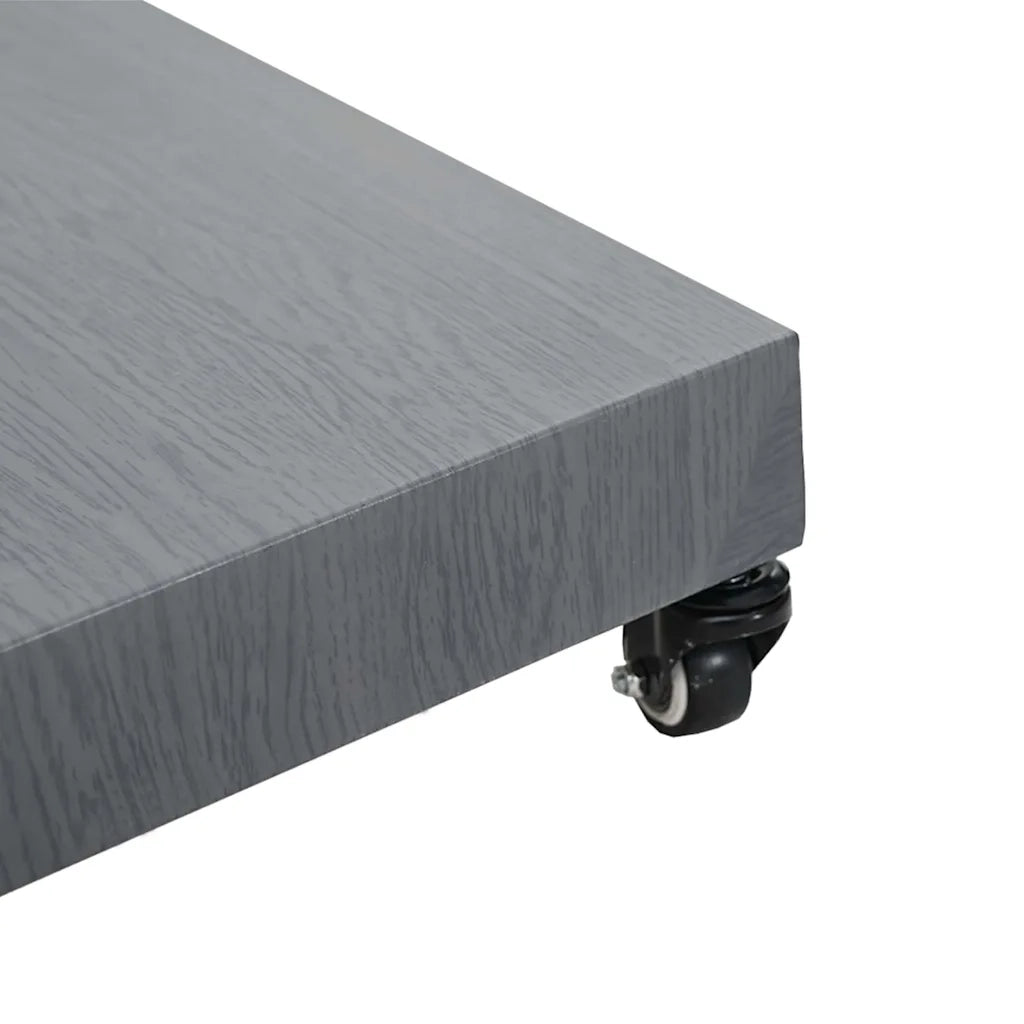 Base per ombrellone Aspetto Legno Grigio Scuro CFW8548195