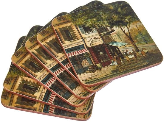 Sostegni per quadro da parete - set da 6 (beige, 10,5 x 10,5 cm (4" x 4"))