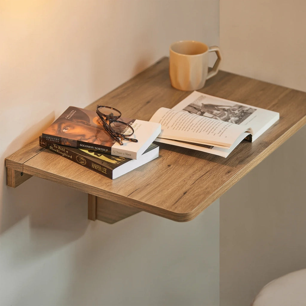 Tavolo Pieghevole a Muro scrivania Tavolo per Computer Tavolo da Cucina Legno FWT03-PF