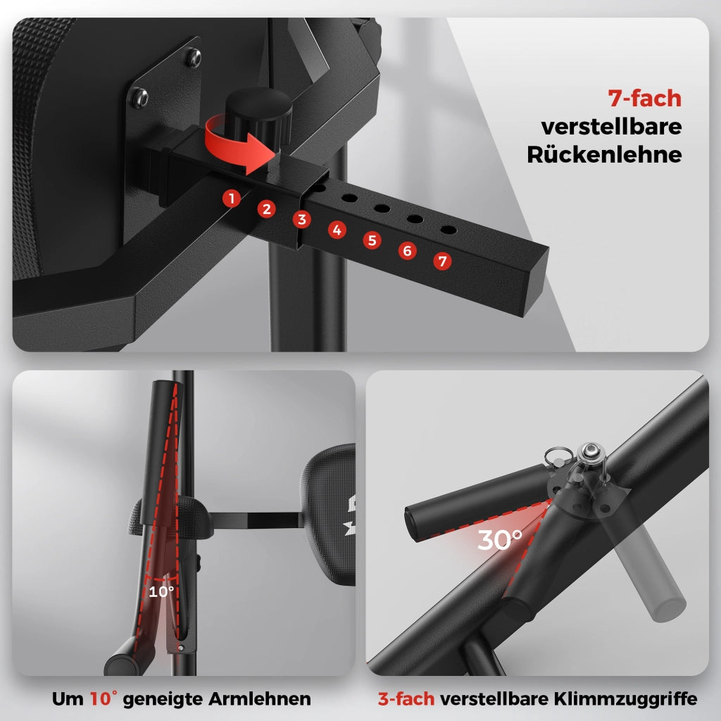 Power Tower per Palestra Domestica ¨C zephmum ¨C Attrezzo per Dip e Trazioni 204 kg