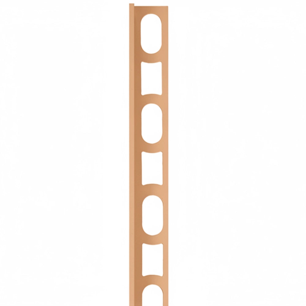 Profilo in alluminio verniciato a l per finitura parete proangle *** colore- caramel - 141, confezione 1