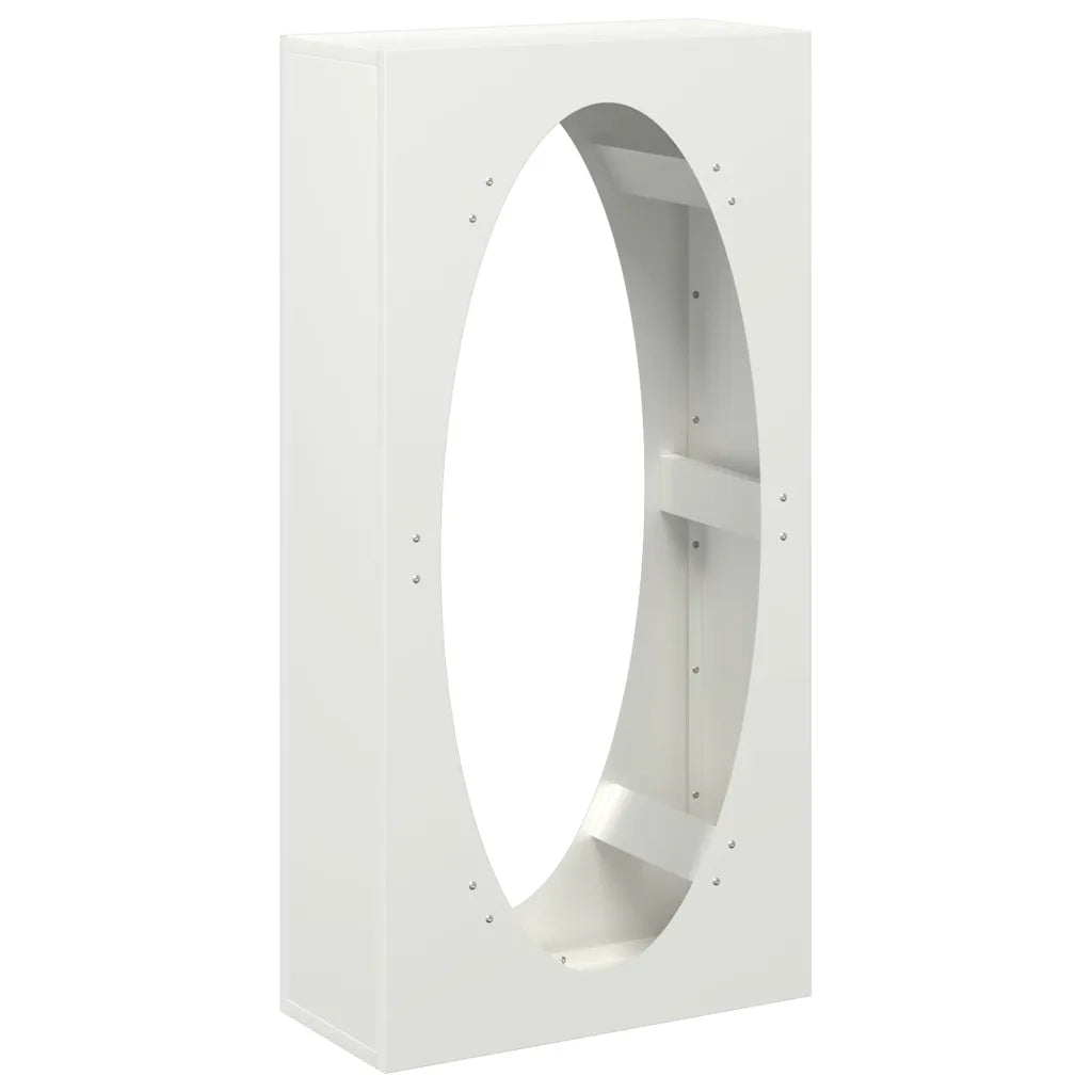 Rastrelliera per Legna da Ardere Bianca 50x23x100 cm CFW2979712