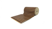 Tappeto Bamboo Passatoia Antiscivolo Degradè Colore Marrone - 50x140 - Marrone