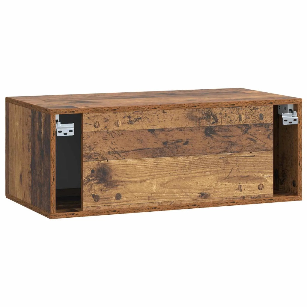 Mobile Porta TV da Muro Legno antico 78,5 x 41 x 30 cm