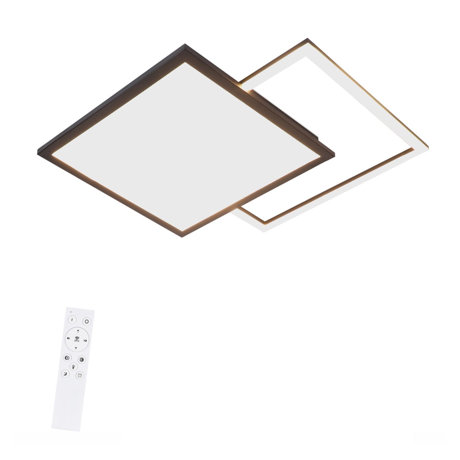 ZMH Lampada da soffitto plafoniera LED doppia stella 46W per soggiorno