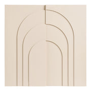 Pannello Decorativo Ina, Beige, MDF, 5x60x60 cm