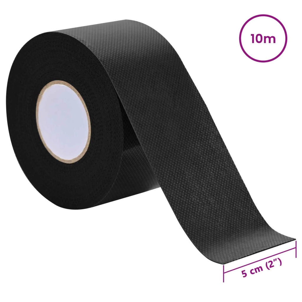 Nastro adesivo per erba sintetica Nero 5 cm x 10 m