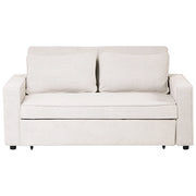 Divano letto in tessuto bianco sporco funzione letto pieghevole Divano minimalista