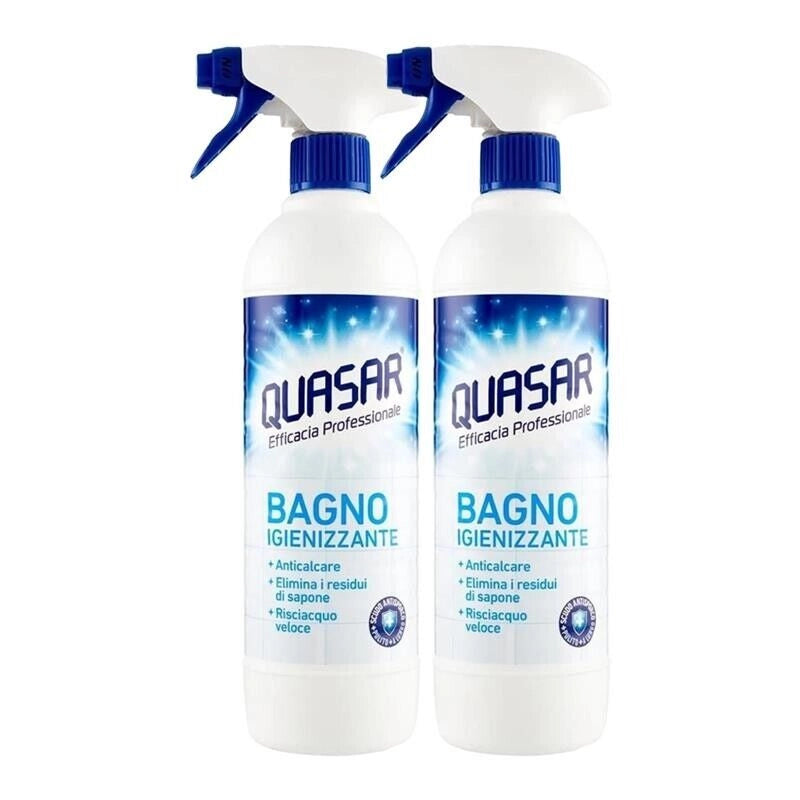 QUASAR SPRAY DETERGENTE BAGNO BIPACCO 2X580ML SPRAY