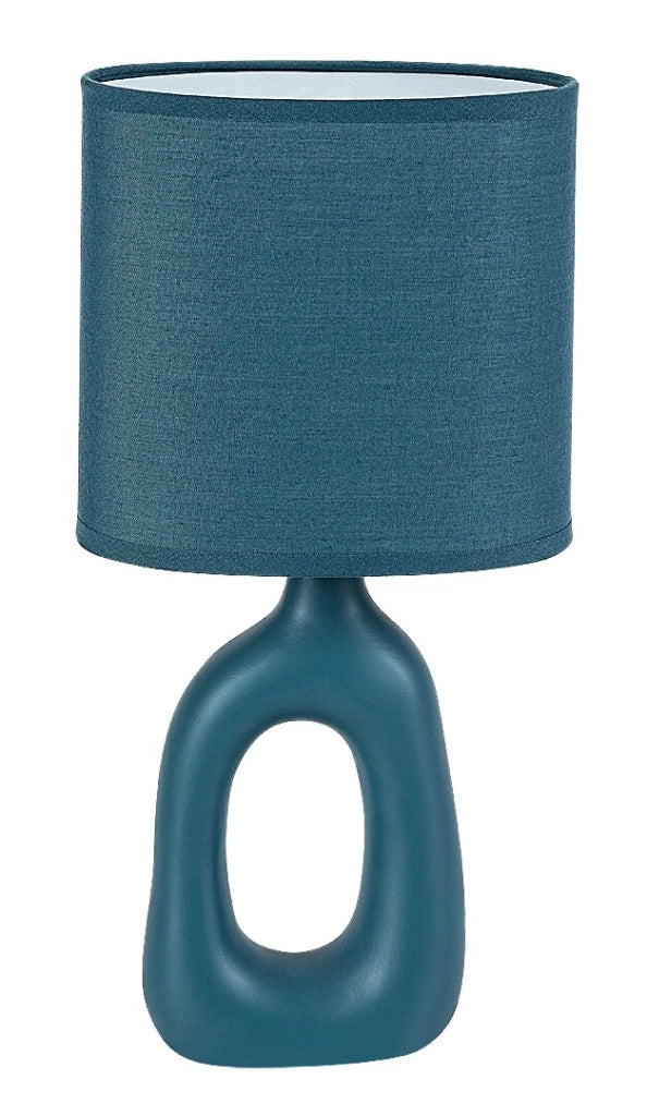 Lampada da tavolo Sylira 1xE14 blu ceramica Rabalux