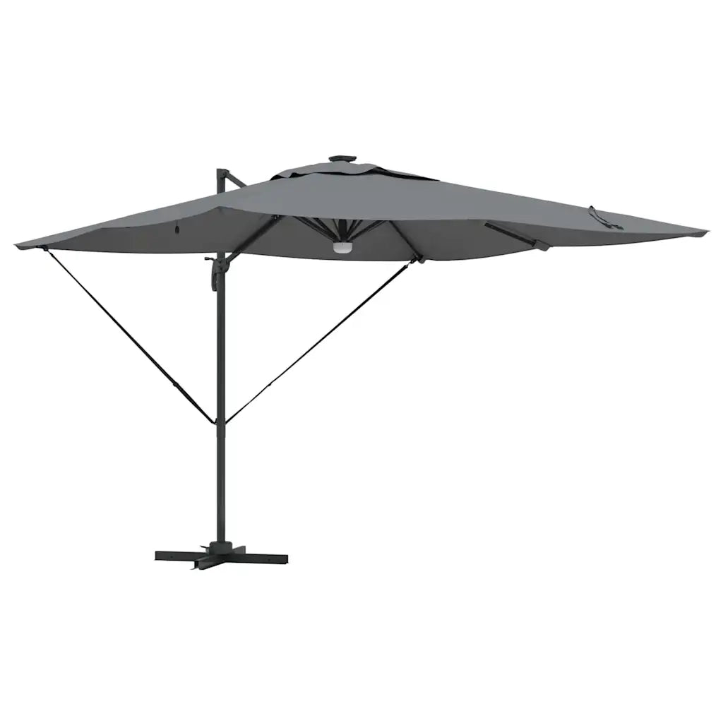 Parasole Roma-Ombrellone da giardino Antracite 286 x 284 x 270 cm