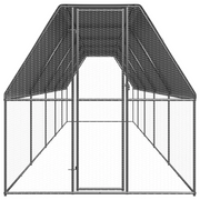 Gabbia per Polli da Esterno 2x10x2 m in Acciaio Zincato 3154374