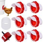 Automaizza del cibo per polli - 6 pezzi dispenser autoalimentante senza rifiuti DIY