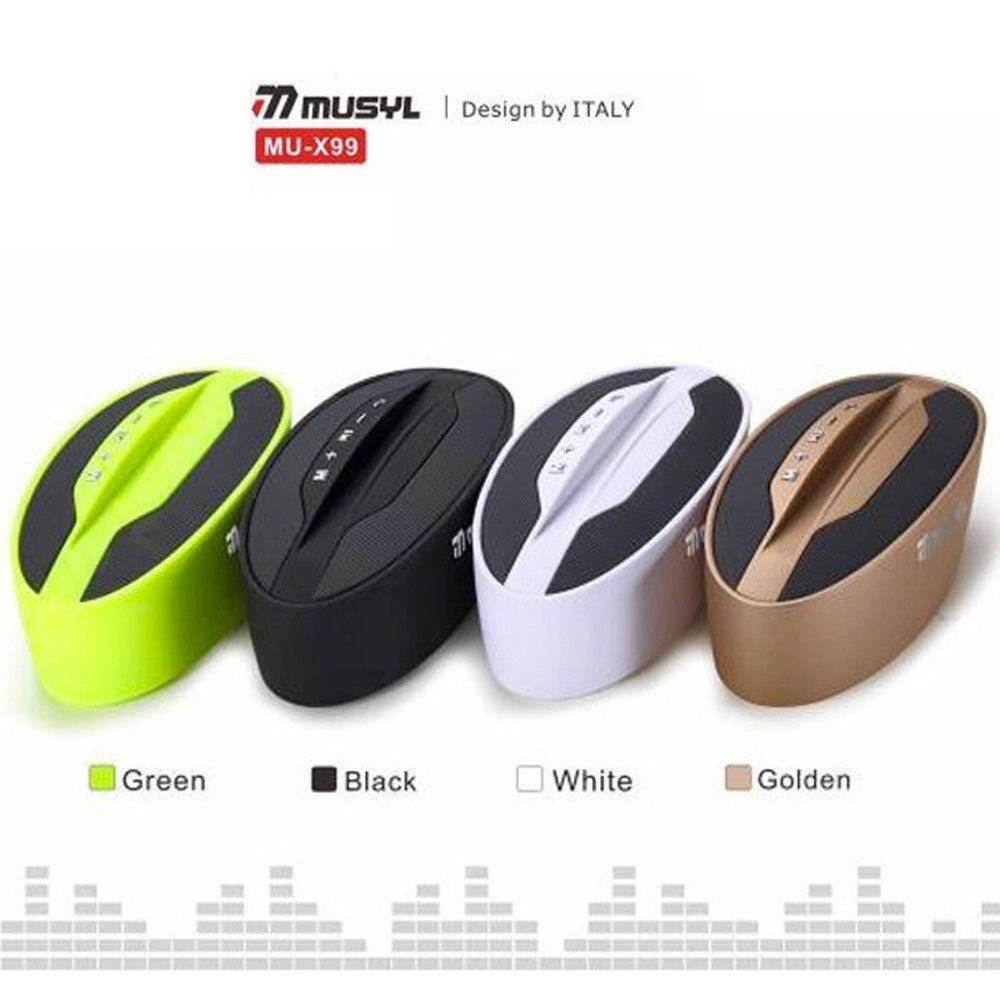 Trade Shop - Speaker Cassa Portatile Bluetooth Mp3 Vivavoce Led Microsd Usb Tf Radio Fm Mux99 -