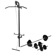 Macchina da Parete con Bilanciere e Set Manubri 30,5 kg cod mxl 53538