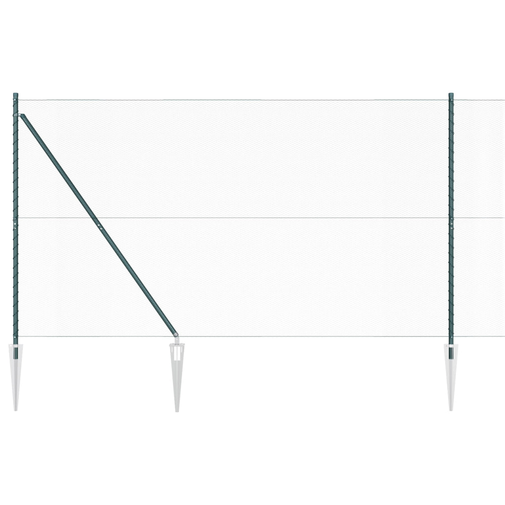 Recinzione Esagonale  Verde 1,5x10 m Acciaio