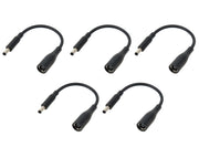 Set 5 Cavetti adattatori 7.4x5.0 mm femmina a 4.5x3.0 mm spinotto maschio per alimentatore notebook Dell e XPS Laptop Workstation