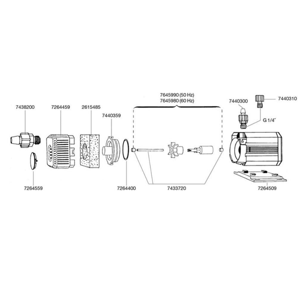 Eheim Pompa - Pompa centrifuga multiuso ad alte prestazioni Modello: 1048