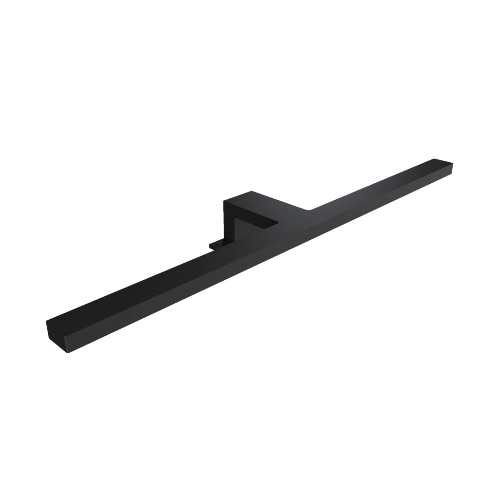 Applique led 30cm universale in abs nero per specchi filolucido e con cornice | Aura