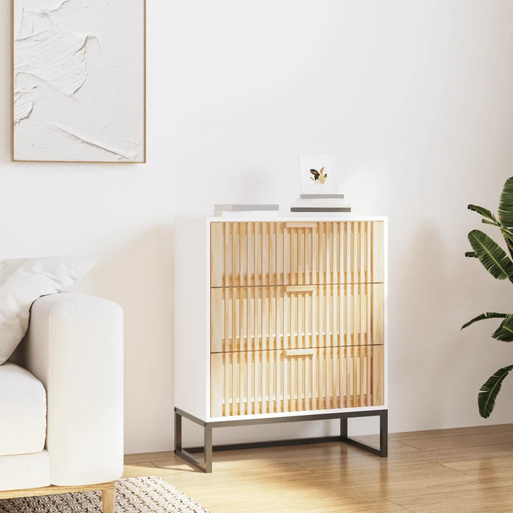Credenza Bianca 60x30x75 cm in Legno Multistratocod mxl 128476