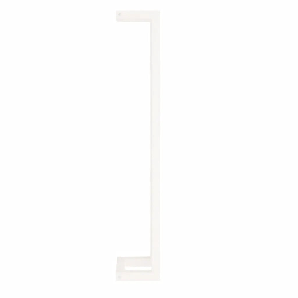 Portasciugamani Bianco 23x18x110 cm in Legno Massello di Pino CFW2995230