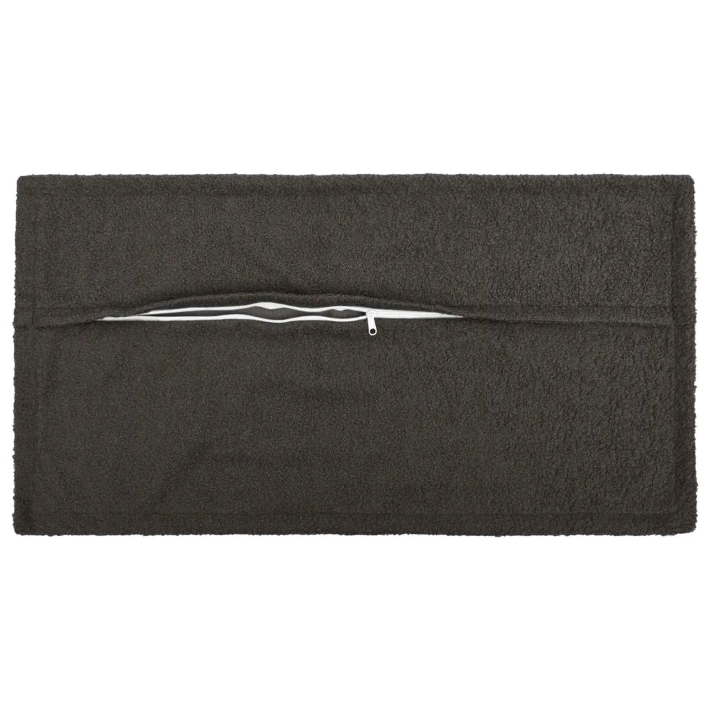 Federa 2 pcs HOUTEN Grigio Scuro 40 x 80 cm Bouclé 918211