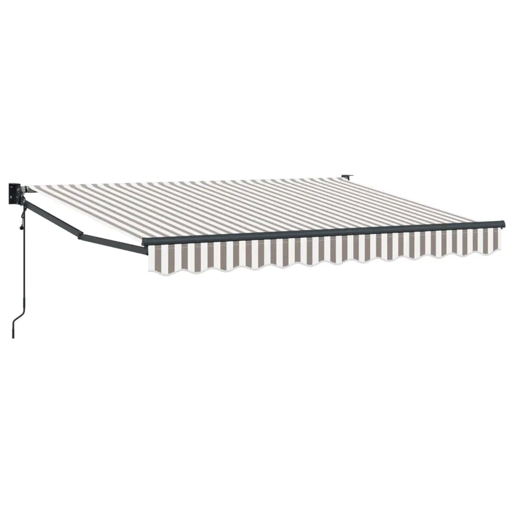 Tettuccio Elettrico Retrattile Grigio chiaro e bianco 3425961