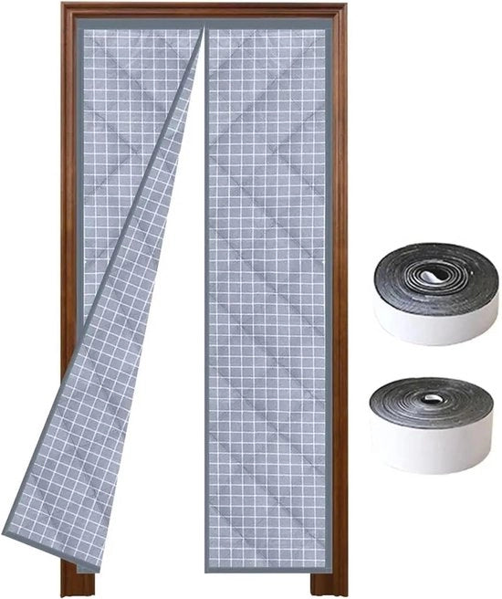 Porta di accesso termica per inverno - isolamento e impermeabile al vento (90 x 200 cm)