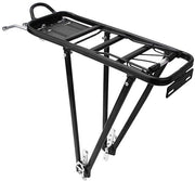 Supporto per Bicicletta Posteriore - Regolabile - Capacità 35 Kg - Alluminio - Adatto per Ruote da 24-28 Pollici - Deposito Stabile e Versatile - Porta Bagagli