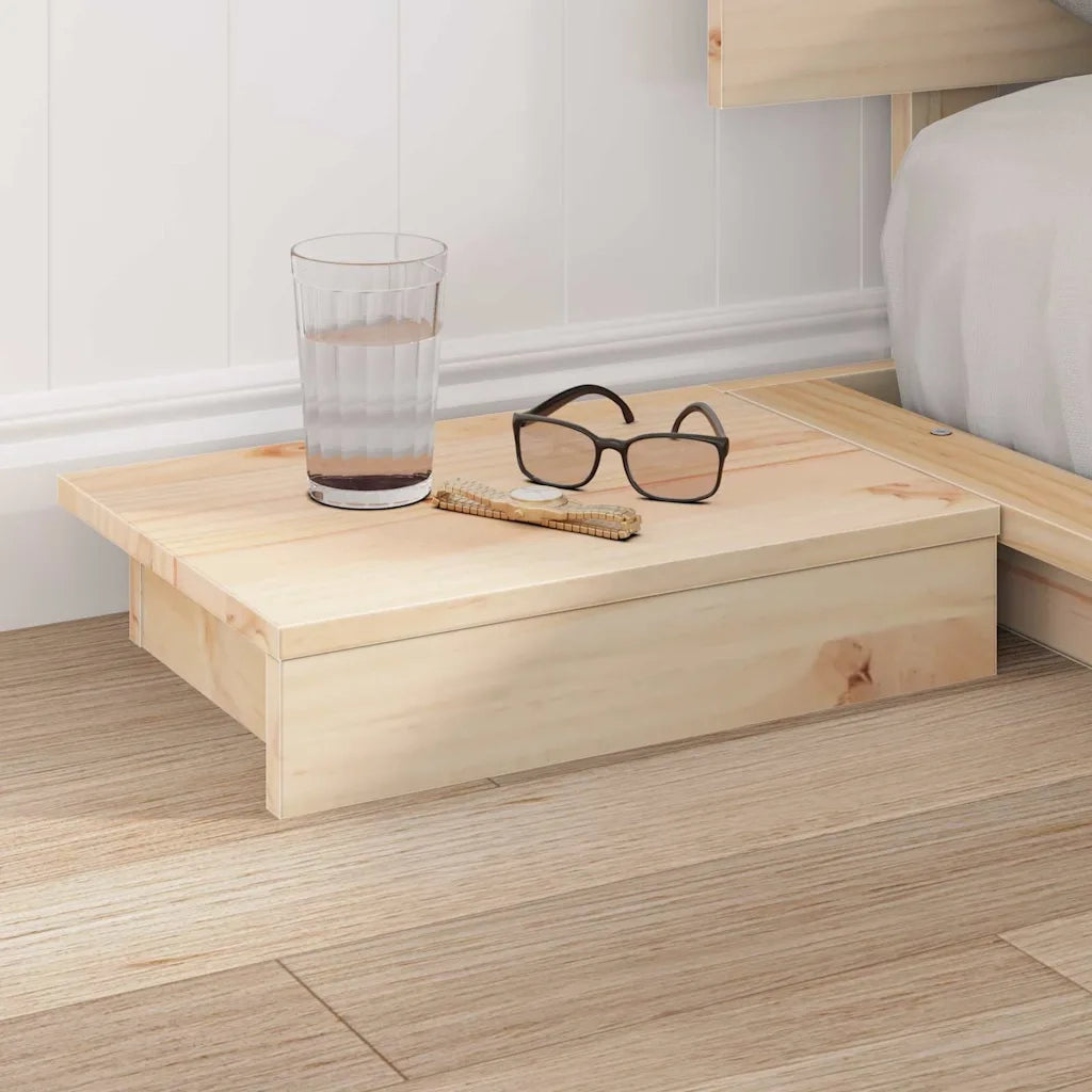 Struttura del letto Marrone 120 x 190 cm legno