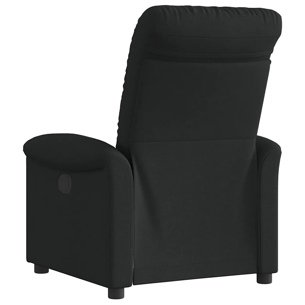 Divano Sedia-Poltrona Reclinabile in Tessuto Nero 611463