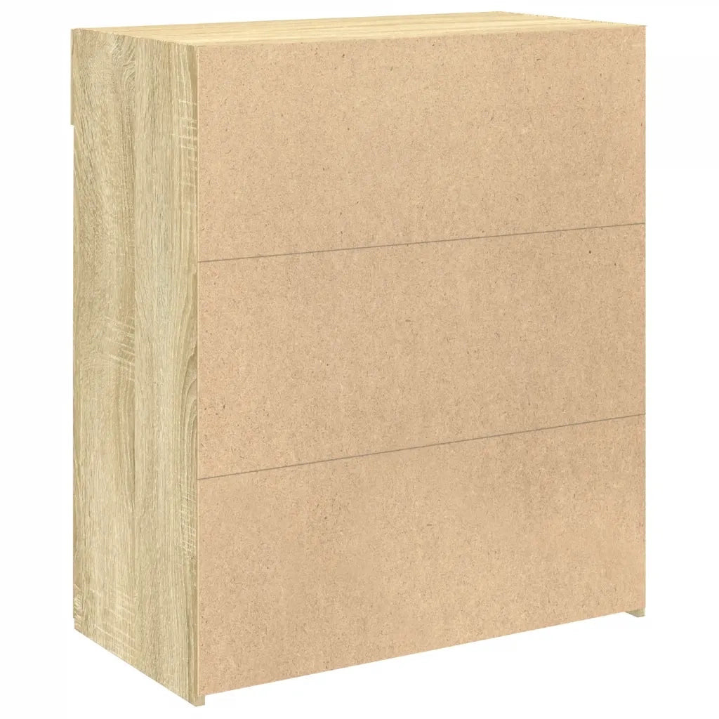 Credenza Rovere Sonoma 80x42,5x93 cm in Legno Multistrato