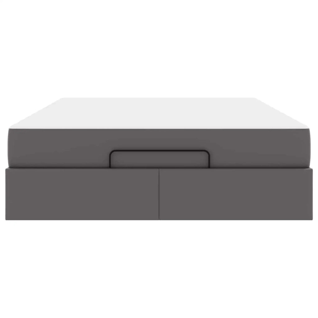 Struttura letto con materasso Altro 2 pcs Grigio PVC 3399427